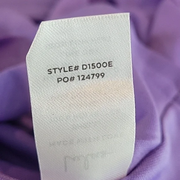 D15OOE Lulu's Save Me a Dance Lavender Purple Pleated V Neck Skater Dress Large